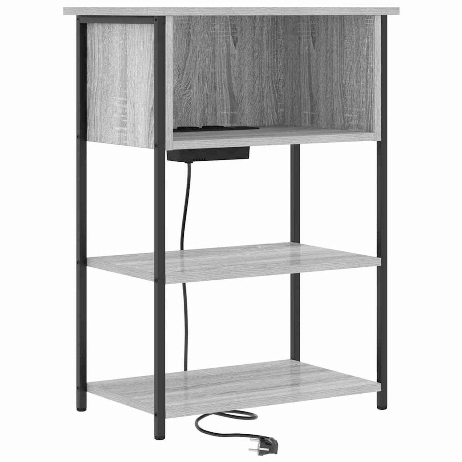 vidaXL Nachttisch Grau Sonoma 55 x 31 x 76 cm Holzwerkstoff 859503 günstig online kaufen