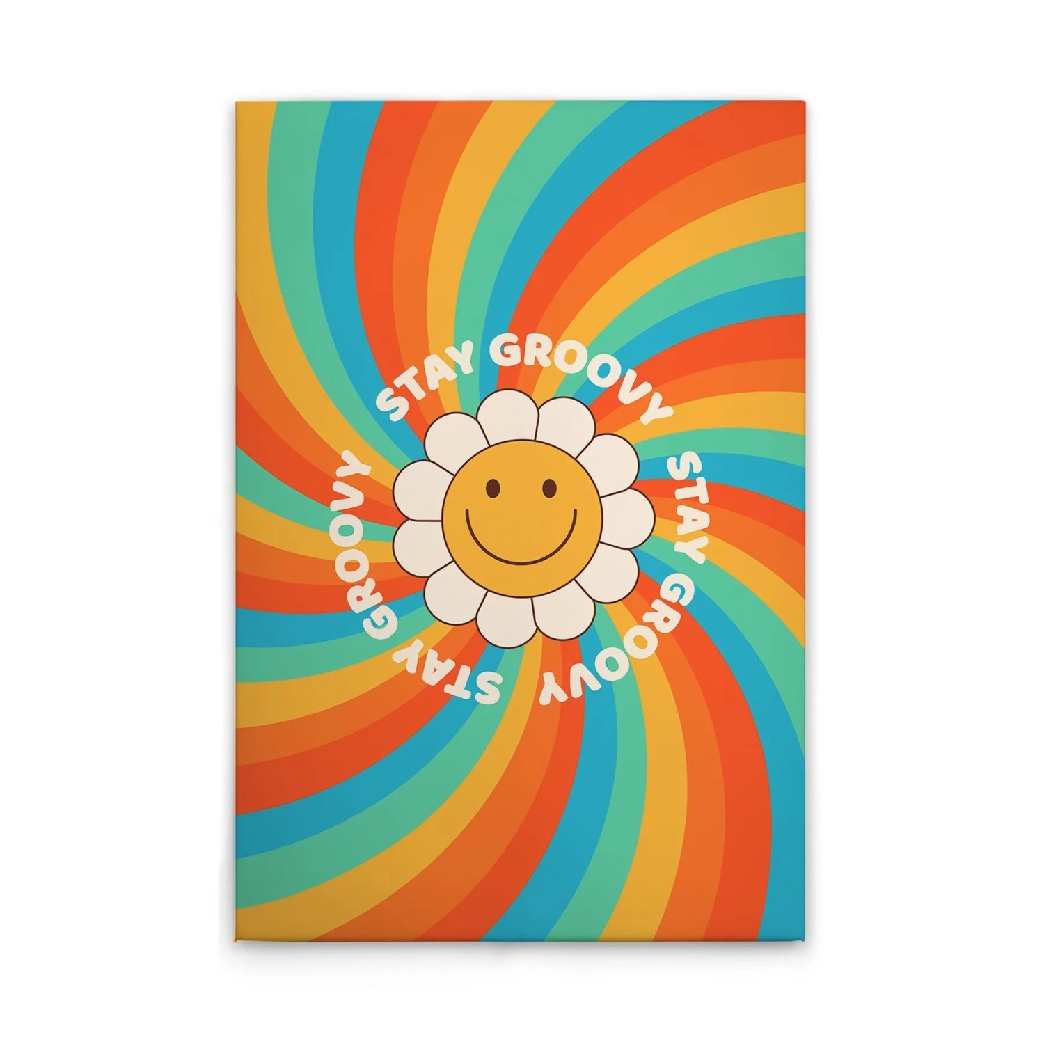 Tadessi Leinwandbild - M1-No.51639 - Retro Stay Groovy - 40 x 60 cm - Querformat