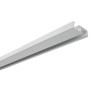 Weiße Gardinia Aluminium Vorhangschiene, 1-läufig, 200 cm lang.