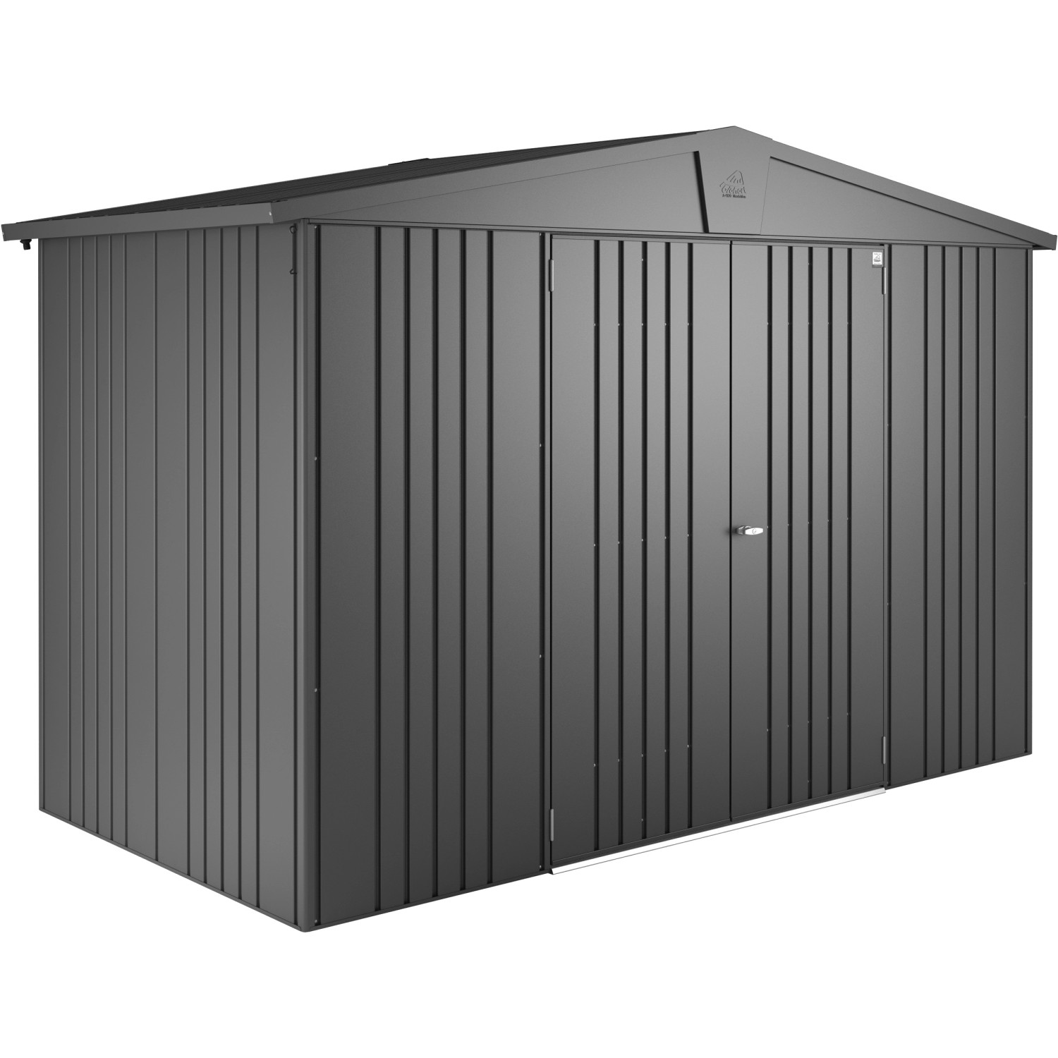 Biohort Metall-Gerätehaus Europa Dunkelgrau-Metallic 4,6 m² günstig online kaufen