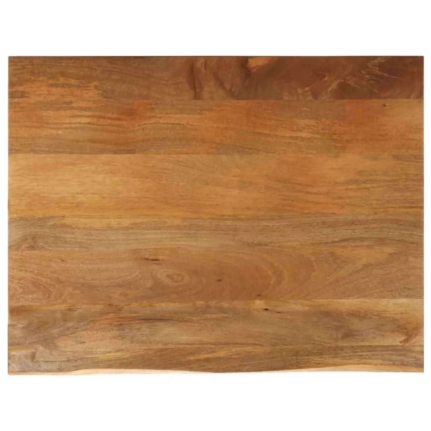 vidaXL Tischplatte mit Baumkante 110x80x3,8 cm Massivholz Mango 370605