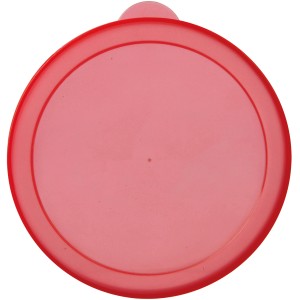 Jollypaw Dosendeckel, 2er-Set, ø 10,6 cm, transparent/rot, für Hundenassfutter.