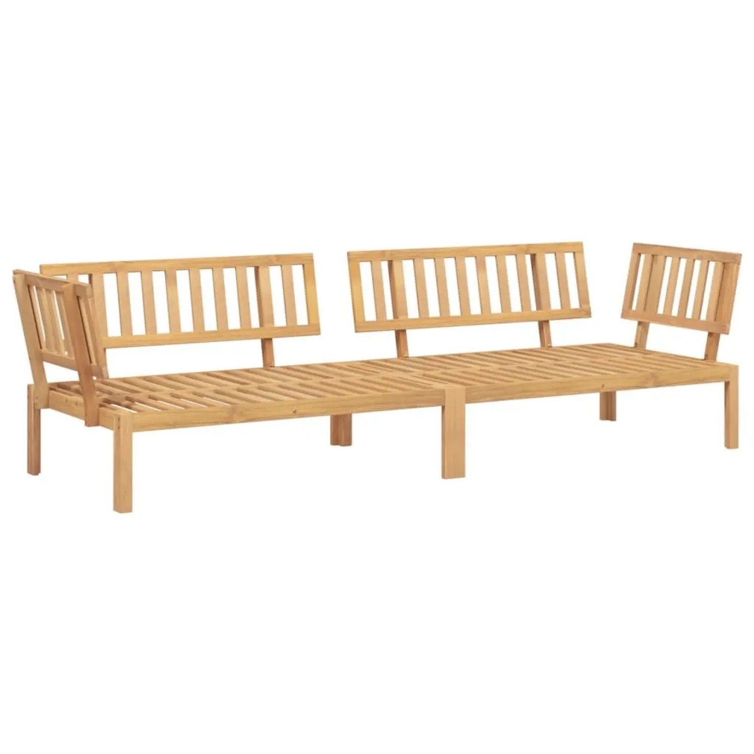 vidaXL Garten-Ecksofas aus Paletten 2 Stk Massivholz Akazie 3209306