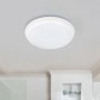Weiße, runde Arcchio LED Deckenleuchte Augustin für das Badezimmer, 20cm Durchmesser.