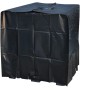 Schwarze UV-Schutzfolie für 1000 l IBC Tank. Schützt vor Algenbildung und UV-Strahlung. Zubehör für Regentonnen.
