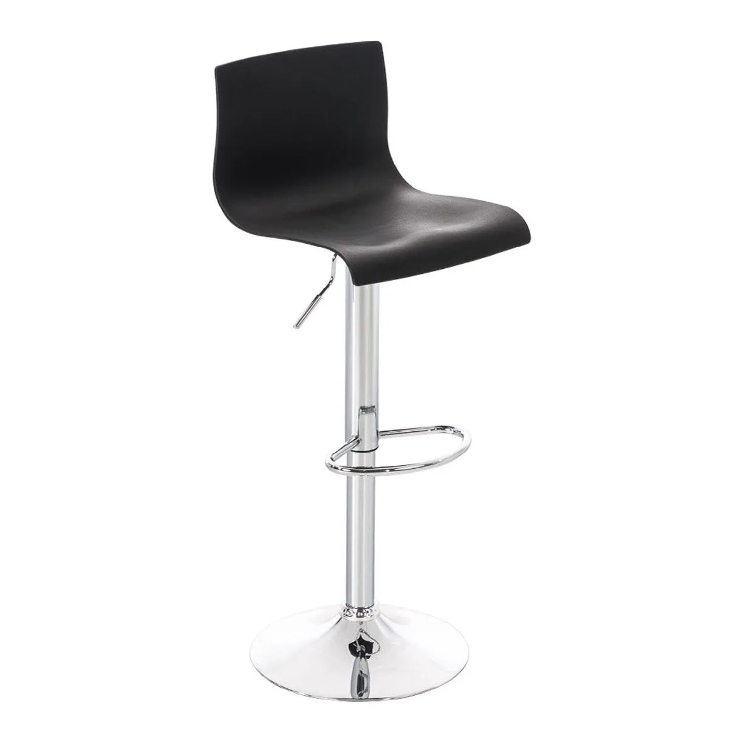 CLP Barhocker Hover Kunststoff Metall in Chromoptik/schwarz
