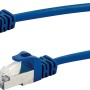 Blaues Schwaiger CAT8 Netzwerkkabel (S/FTP) 10 m mit Metallstecker für Computer & Multimedia.