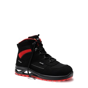 Elten Damen Sicherheitsstiefel Hannah, schwarz-rot, S3, Gr. 38. Arbeitsschuhe für Damen.