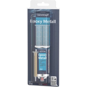 Yachtcare Epoxy Steelbond Haftstahl 125g, 2-Komponenten Kleber zum Füllen, Verbinden und Abdichten.