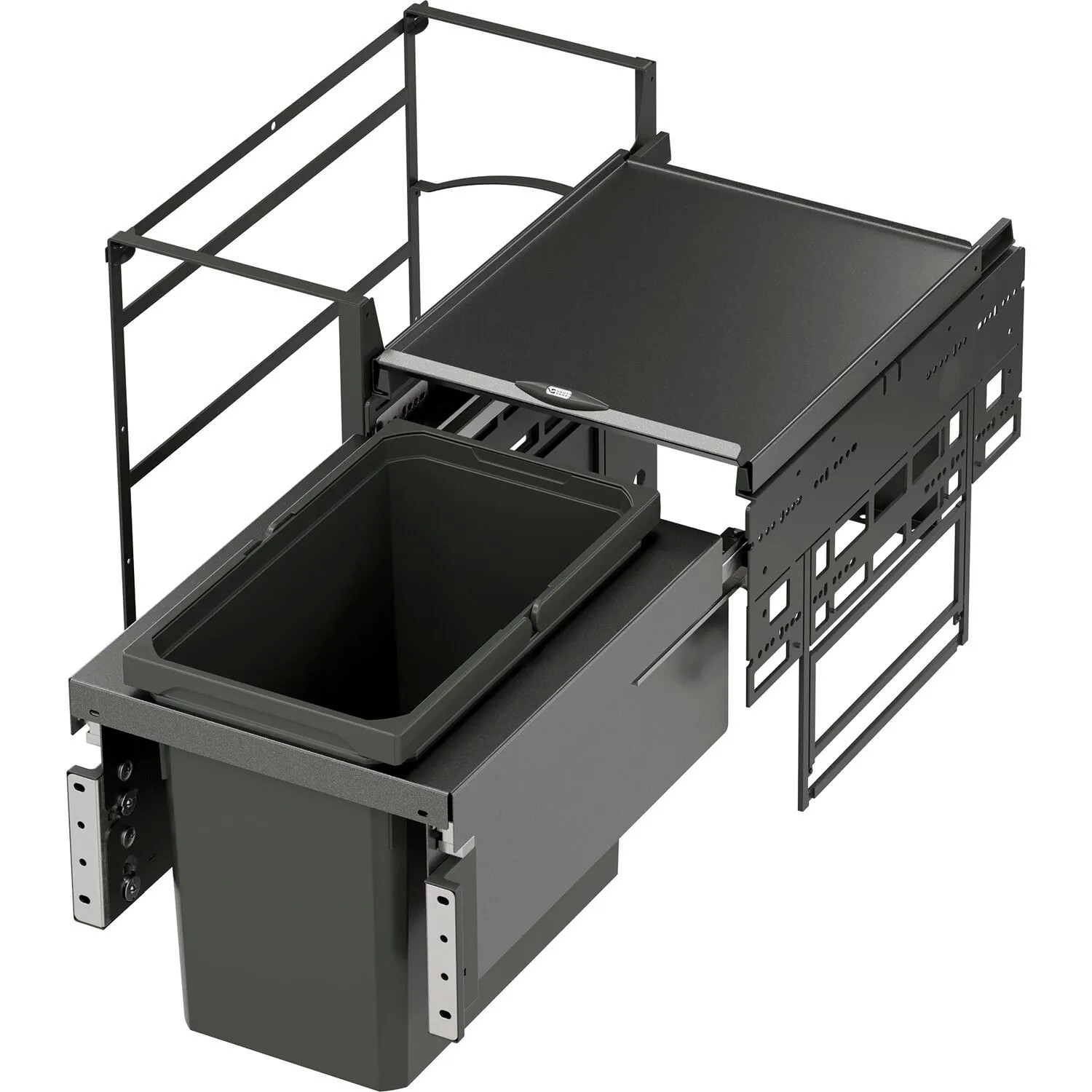 Vauth-Sagel Abfalltrennsystem Envi Water Plus Korpusbreite 600 mm 1x22, Lava