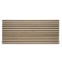 Rebel of Styles Verblender UltraLight Linari Round HD, 116x50 cm, hellbraune Holzoptik.