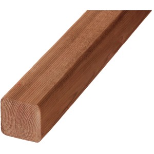 Braun imprägnierter GartenLand Pfosten 9x9 cm für Weidenzäune, Zubehör für Zaunbau.