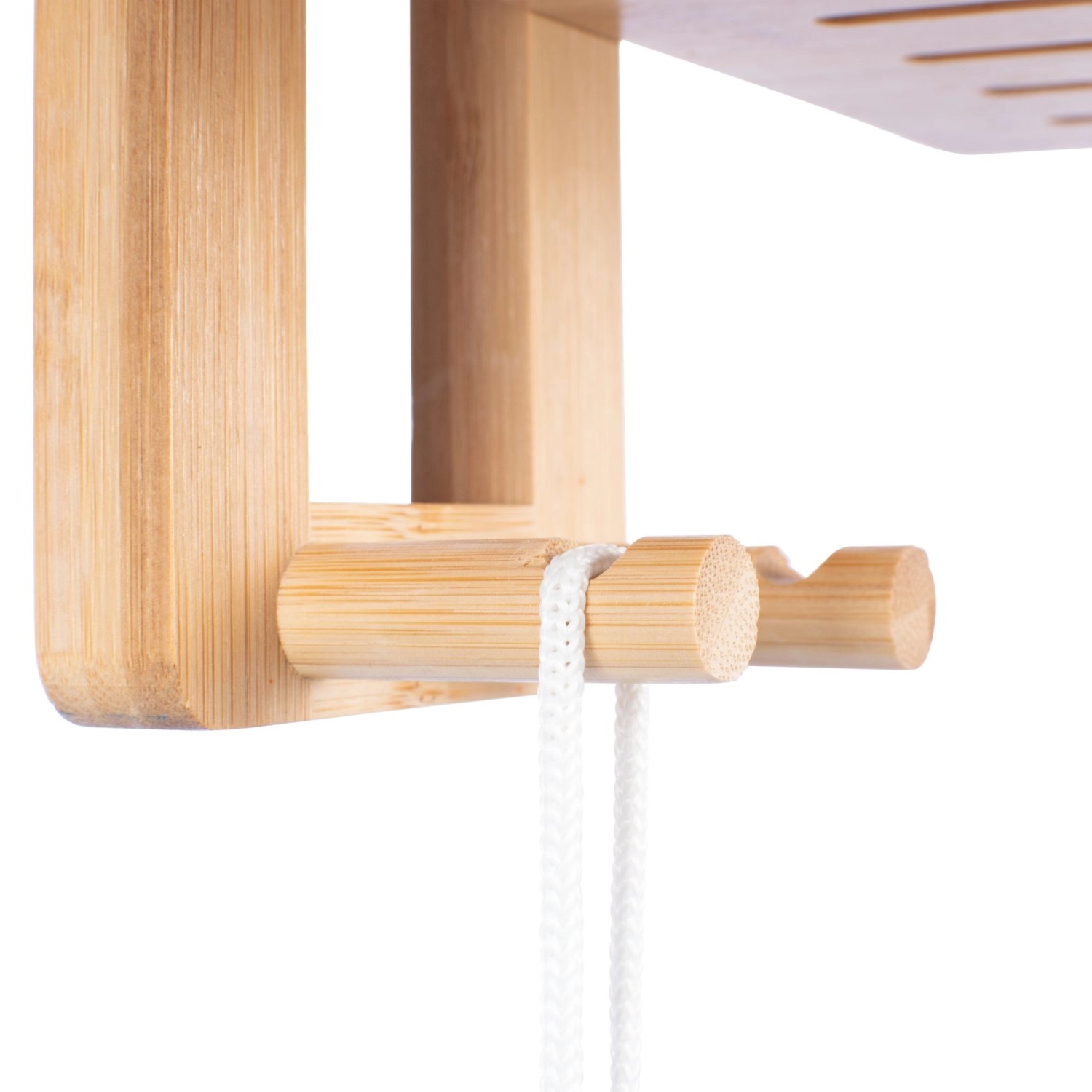 Schulte Duschablage aus Bambus zum Einhängen, 60cm breit.