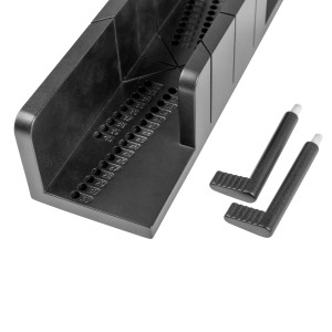 Windhager Gehrungslade mit Säge, Zuschnitt-Set für Insektenschutzprofile.