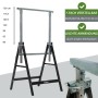 2er Set TRUTZHOLM Arbeitsböcke, 7-fach höhenverstellbar, bis 400 kg belastbar, Stahl schwarz lackiert.