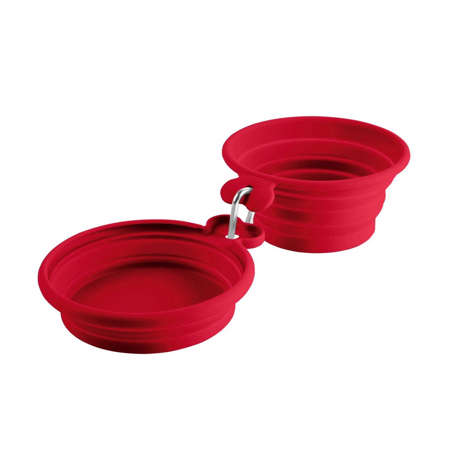 Hunter Silikon-Reisenapf List 2-in-1 Rot 350 ml / 750 ml