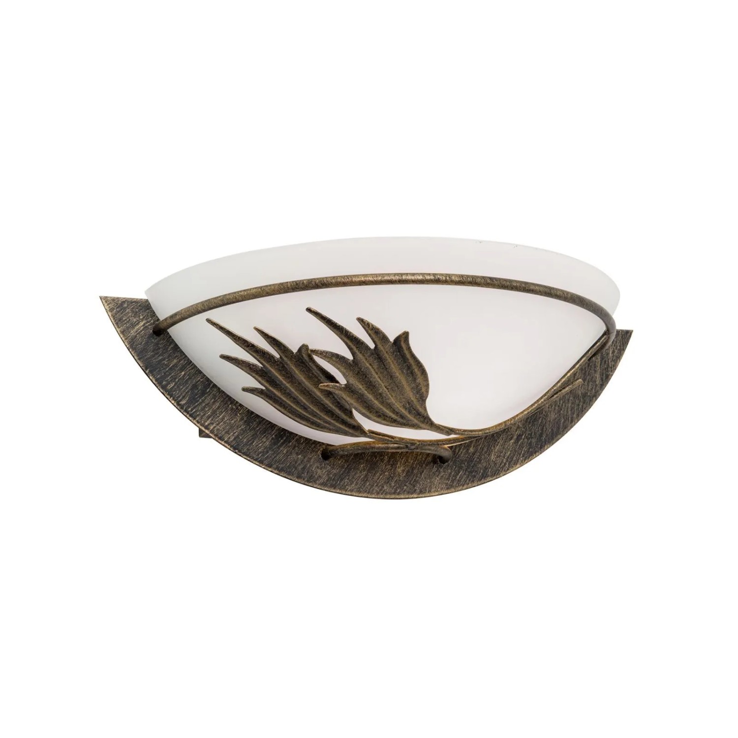Orion Leuchten Wandleuchte 1-flammig E14 Blumenmuster Antik