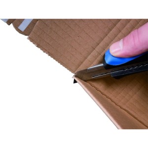PROREGAL Mega Deal 10x Automatikbodenkarton A4+ LxBxH 310x230x158mm mit Selbstklebeverschluss & Aufreißfaden Braun Automatikkarton Versandkarton
