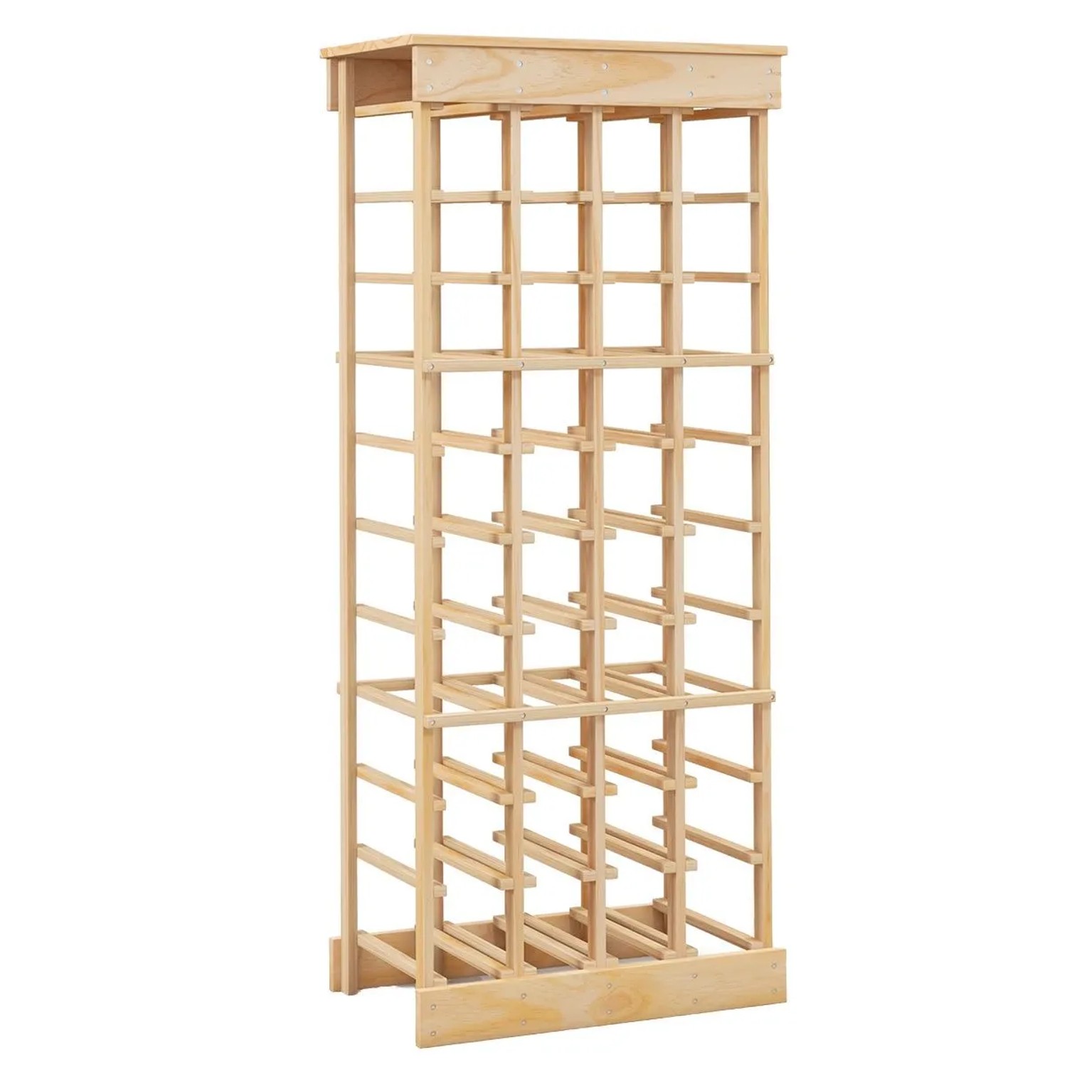 Costway Weinregal Massivholz 40 Flaschen Standard günstig online kaufen