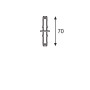 Paulmann URail Stromtrenner, 7cm, signalweiß, für LED-Schienensysteme.