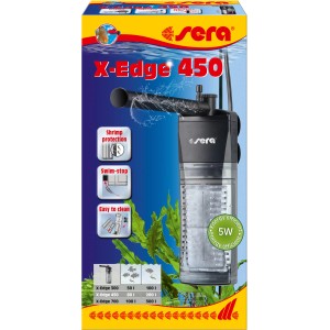 Sera Aquarium Eckfilter X-Edge 450 für Aquarien bis 200L. Leistungsstarker und leiser Aquarienfilter.