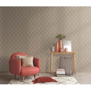 Erismann Vliestapete Fashion for Walls Woven Whisper Braun FSC®
