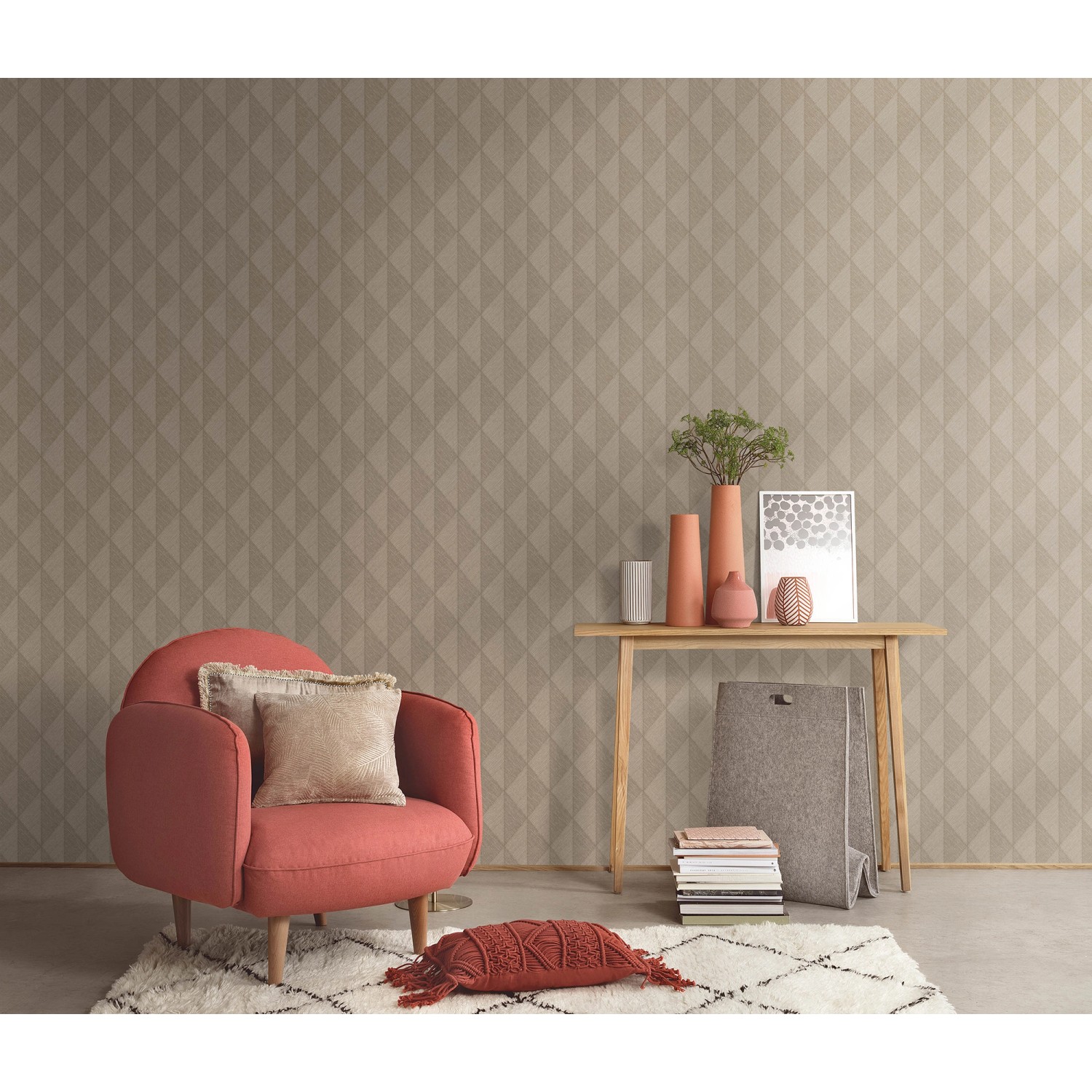 Erismann Vliestapete Fashion for Walls Woven Whisper Braun FSC®_3