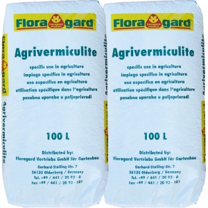 Floragard Vermiculite 2x100L Sack, zur Bodenverbesserung & Feuchtigkeitsspeicherung.