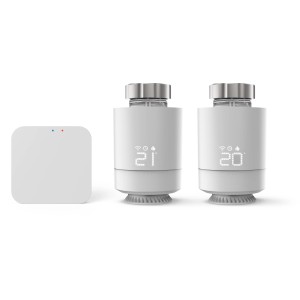 Hama WLAN-Heizungssteuerung: 2 smarte Thermostate + Zentrale für Hausautomation.