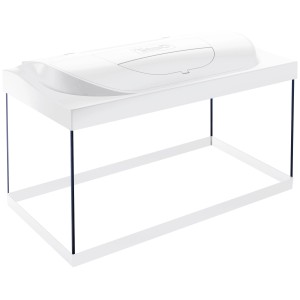 Weißes Tetra Aquarium Kleine Forscher Komplettset mit LED, 54 l.