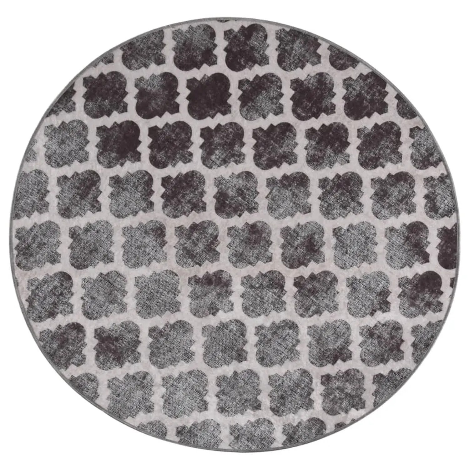 vidaXL Teppich Waschbar Mehrfarbig F120 Cm Rutschfest 855360