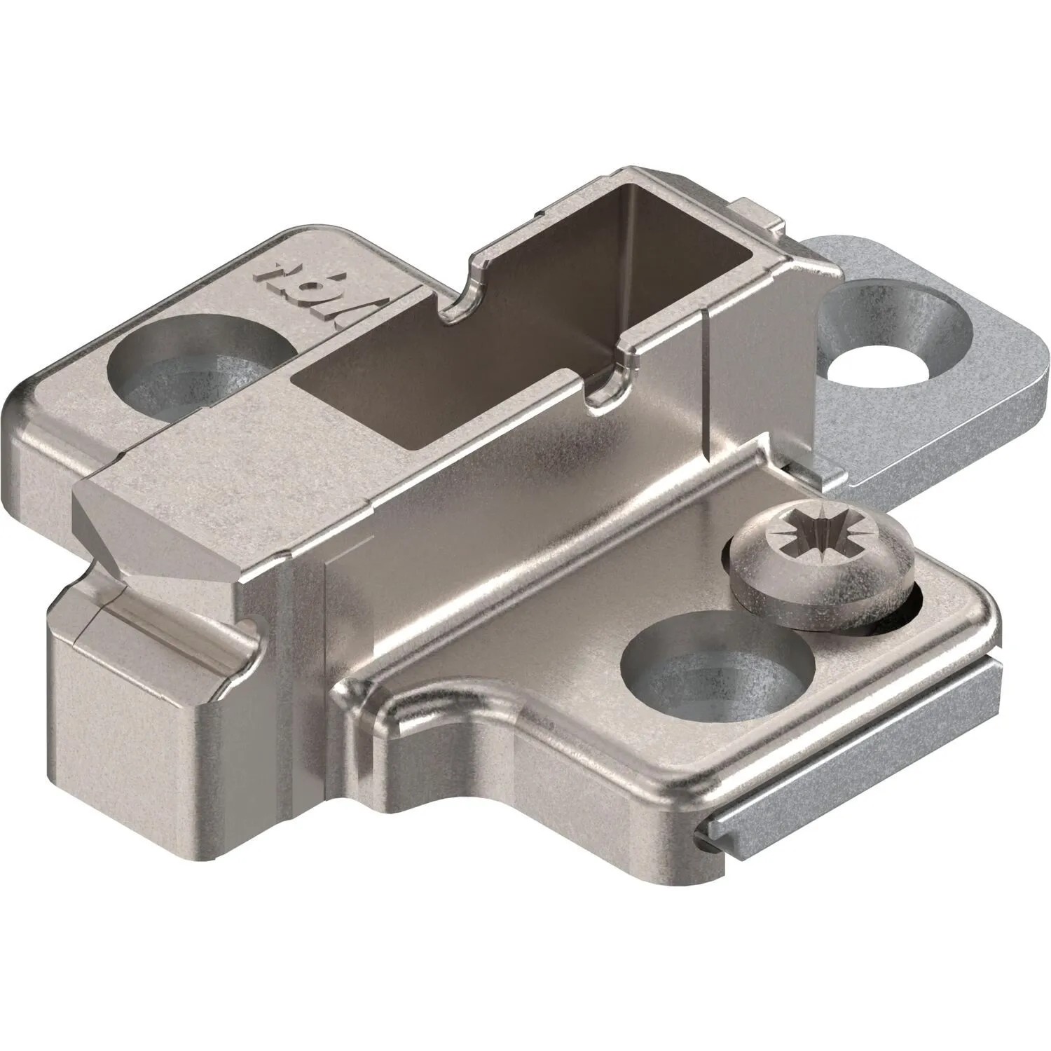 Blum Kreuzmontageplatte Clip Zink Systemschrauben Distanz 6 mm