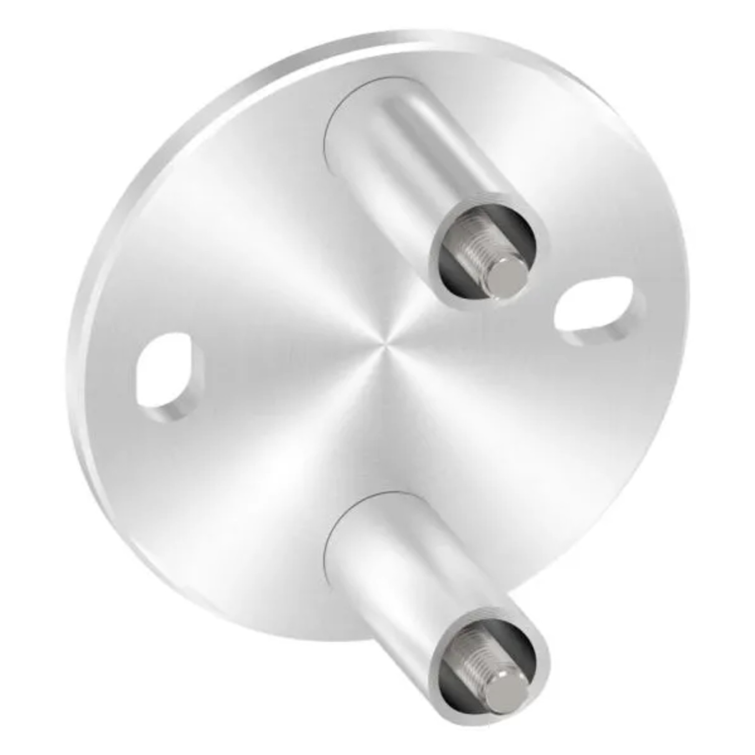 FeNau Wandbefestigung Ø 100 mm Für Geländerpfosten Ø 42,4 mm V2A