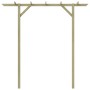 Holz-Gartenpergola, 200x40x205 cm, ideal als Rankhilfe für Pflanzen im Garten.