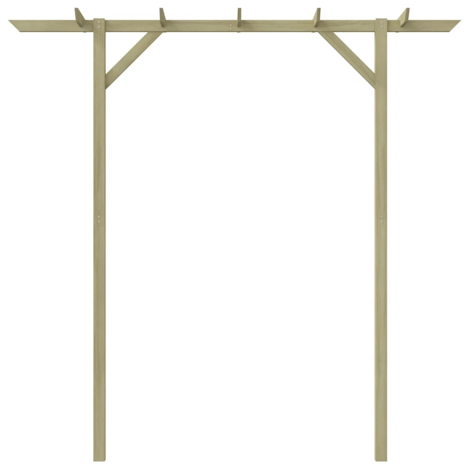 vidaXL Gartenpergola 200x40x205 cm Holz