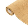 Gerollter Snapstyle Sisal Teppich in Nussbraun, klassisches Design, 160x160 cm.