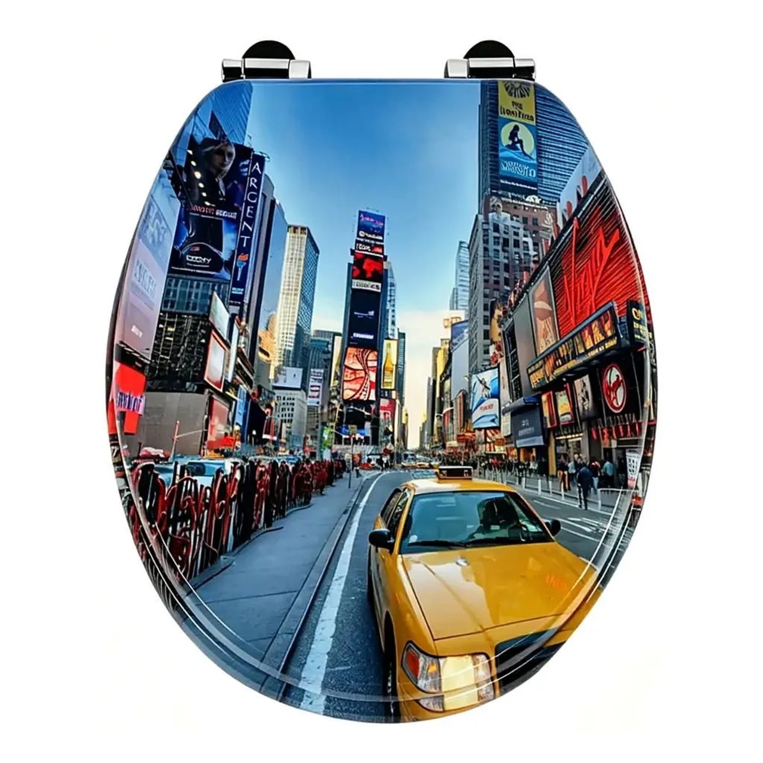 Sinobath WC-Sitz mit Absenk-Automatik New York Motiv