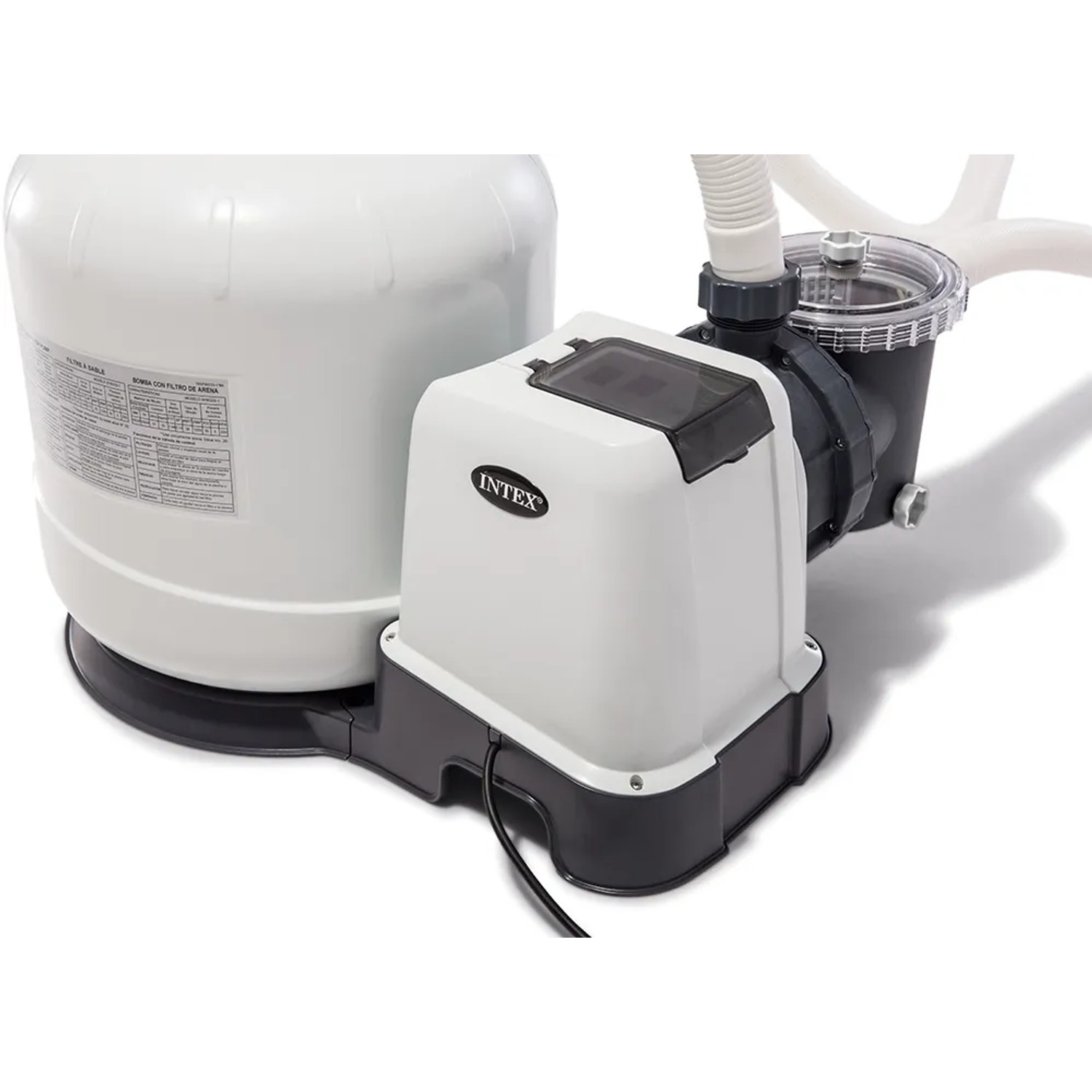 Krystal Clear Sandfilteranlage SF60220-2 für Pools bis 42000 l, mit Pumpe und Manometer.