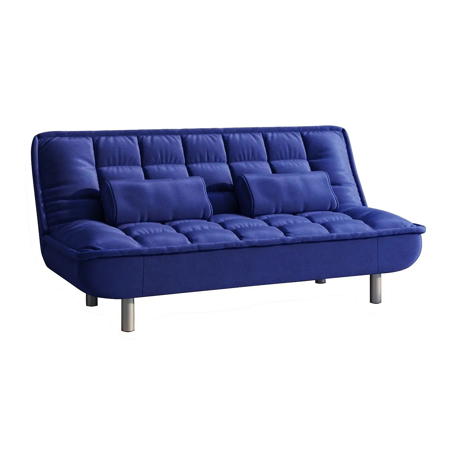Vente-unique Schlafsofa Mishan Königsblau 190 cm