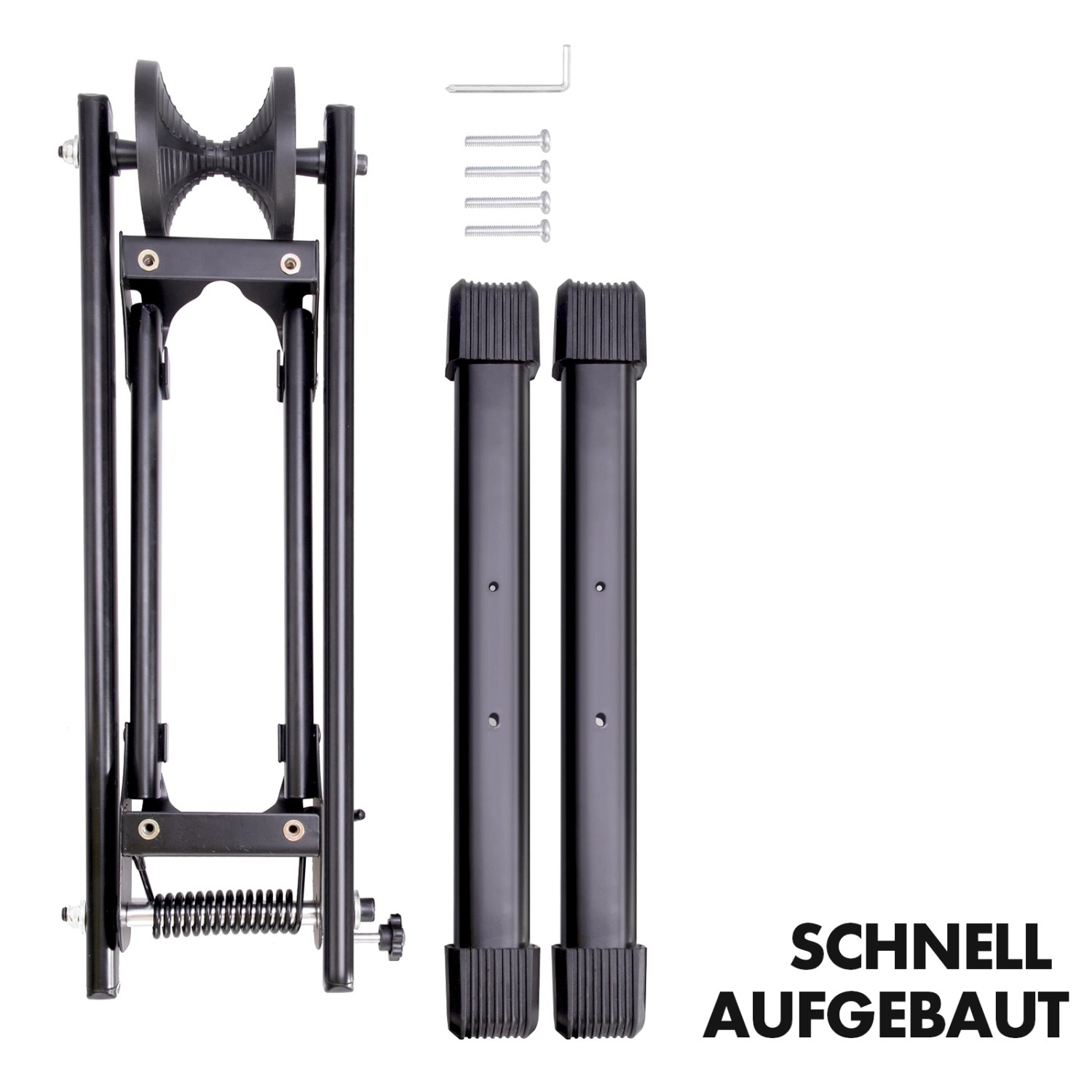 KARAT Fahrrad Bodenparker Finn, faltbarer Fahrradständer aus Stahl, platzsparend.