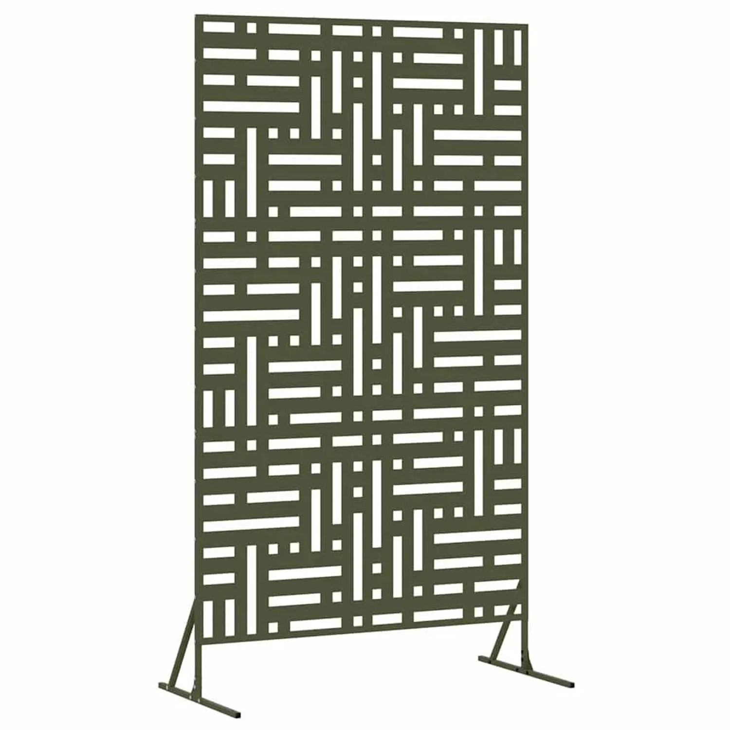 Image of vidaXL Sichtschutz Oliv 100 x 50 x 180 cm Stahl 868552