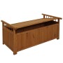 Proregal Aufbewahrungstruhe HxBxT 53x108x60cm Tanne Holz Natur Gartentruhe Auflagenbox Truhe