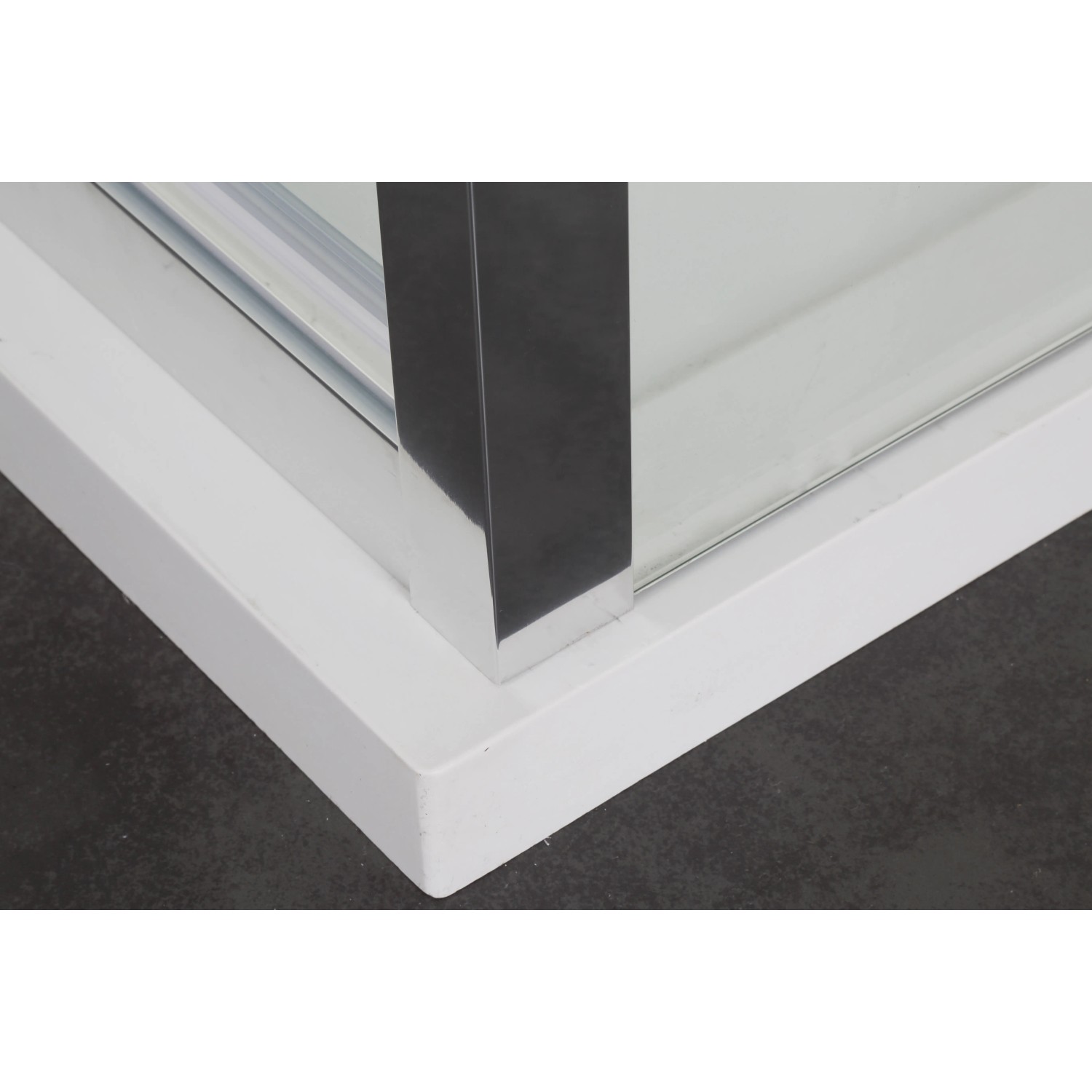 SARATOSA Duschtür Flügeltür 80x195 Cm – Sicherheitsglas In Mattschwarz, Selbst Montieren