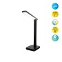 Schwarze LED-Tischleuchte Mover von Näve, dimmbar mit USB-C Anschluss.