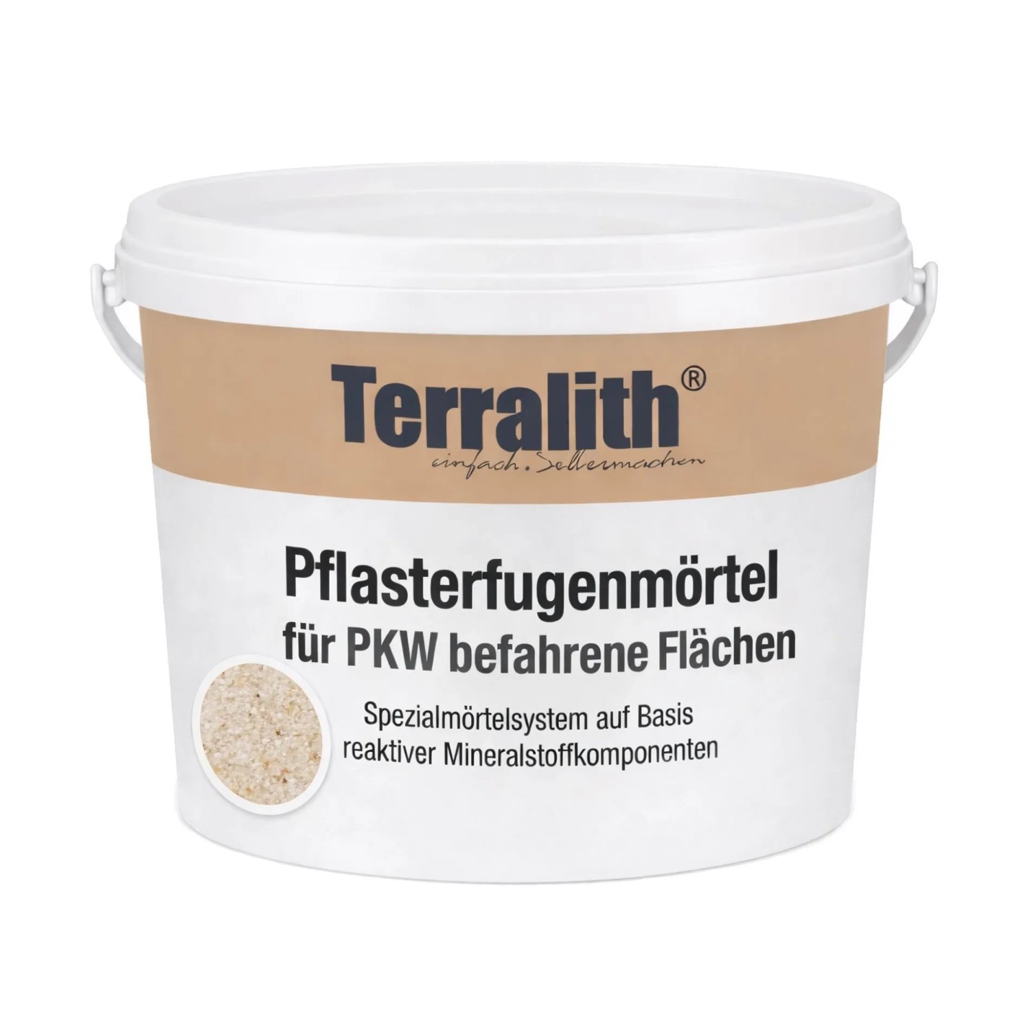 Terralith 2k Pflasterfugenmörtel Lkw 26,5 kg Natur Beige