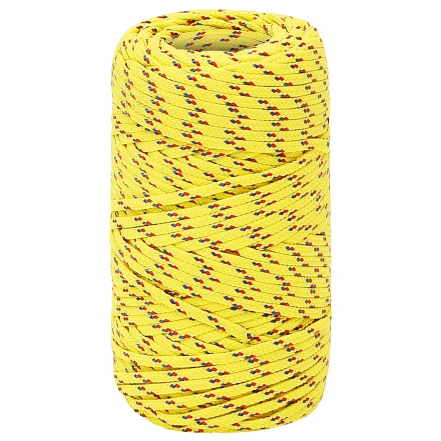 vidaXL Bootsseil Gelb 2 mm 50 m Polypropylen 152583