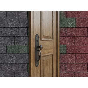 Woodtex Bitumen-Rechteckschindeln in Schwarz 3 m²