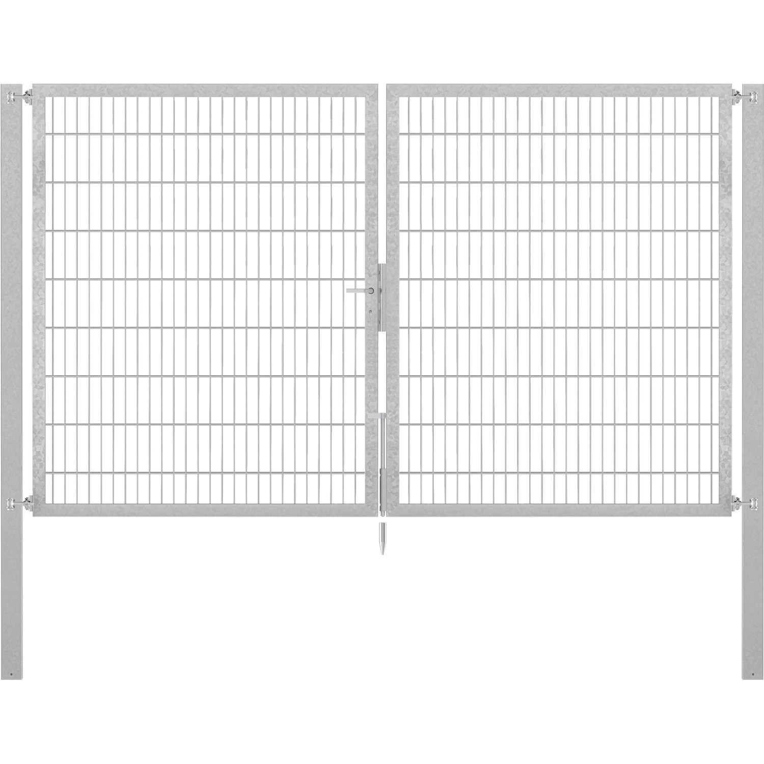 Doppeltor Flexo Plus 300 cm x 180 cm Pfosten 100 cm x 100 cm Feuerverzinkt