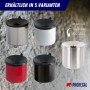 PROREGAL Wandaschenbecher Set, 5 Farben, Metall, selbstlöschend, 2 Liter.