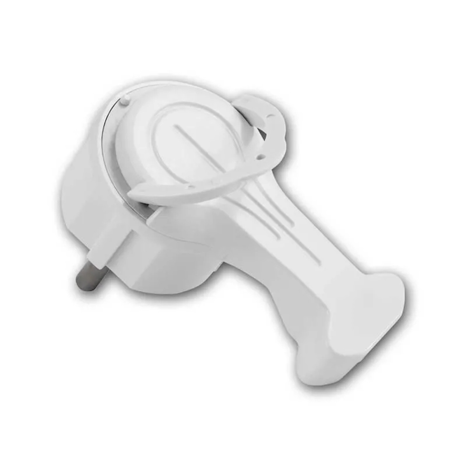 McPower Schutzkontakt-Winkelstecker Extra Flach Weiß